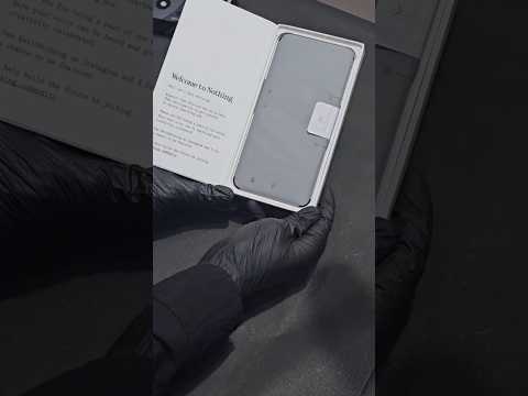 Nothing Phone 3a Unboxing ASMR – Satisfying Sounds & First Look! #shortsfeed #usa