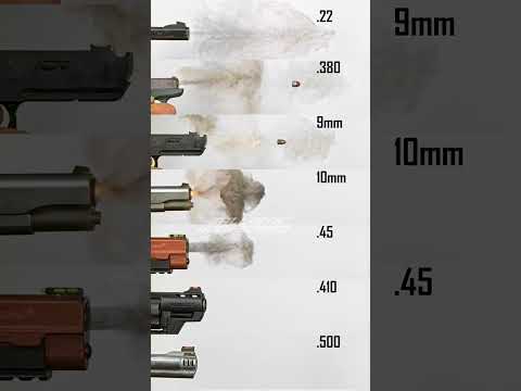 Slow Mo Handgun Calibers!
