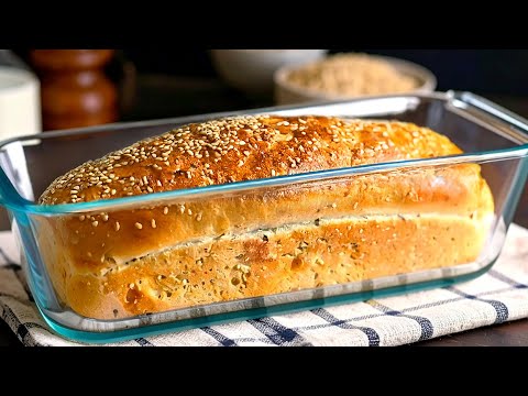 Gesundes Linsenbrot in 5 Minuten! KEIN Mehl und KEINE Hefe!