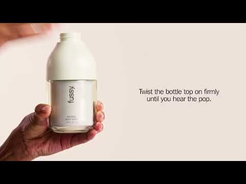 How to refill your Fussy Body Wash
