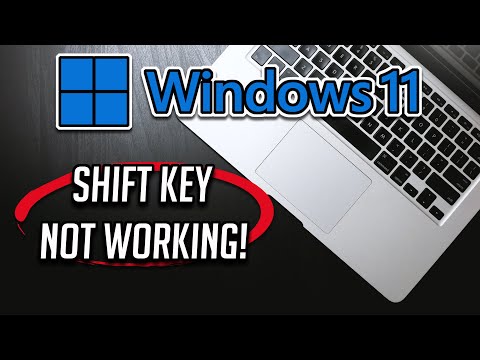 Fix Shift Key Not Working on Windows 11