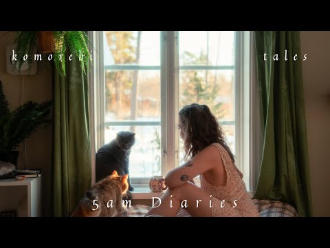 [5am Diaries] Cozy Winter Morning in the Countryside | Slow Living, Silent Vlog