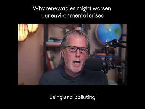 Renewables might be able to help power a human civilization in the future, just not this one.