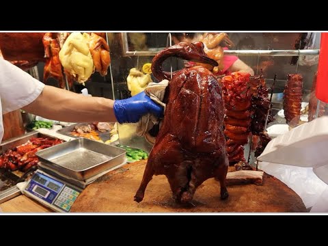 内外游客来港必定会吃香港烧腊 乳猪烧鹅烧鸭烧腩仔烧腊饭 太好吃了 香港美食 富记烧味观塘