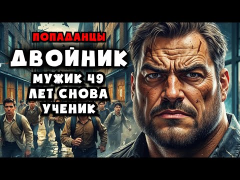 ПОПАДАНЦЫ: ДВОЙНИК. МУЖИК 49 ЛЕТ СНОВА УЧЕНИК  | АУДИОКНИГА | ФАНТАСТИКА | ПРИКЛЮЧЕНИЯ