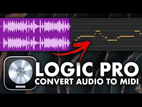 Logic Pro // Convert Audio to MIDI (2 METHODS)