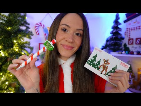 ASMR Elf Personal Attention🎄(makeup, measuring, interview)