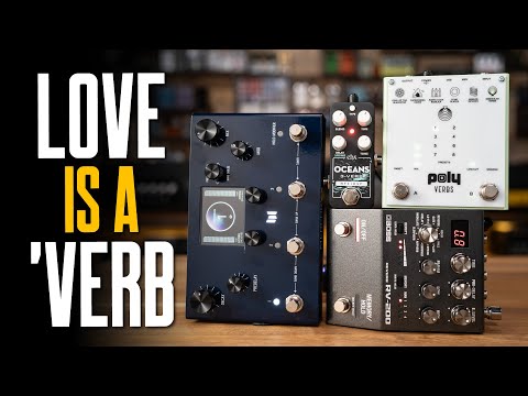 Awesome Reverb Pedals For Guitar [Meris Mercury X, Poly Verbs, Boss RV-200 & EHX Oceans 3-Verb]