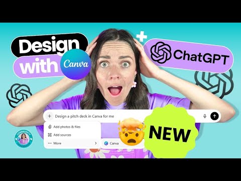 BRAND NEW! How to use ChatGPT to design Canva Graphics! Honest Review + Tutorial