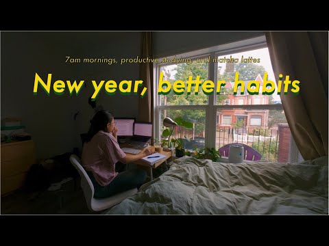 7am super productive days 📚👩‍💻 forming healthy habits for the new school year, exercise, meal prep