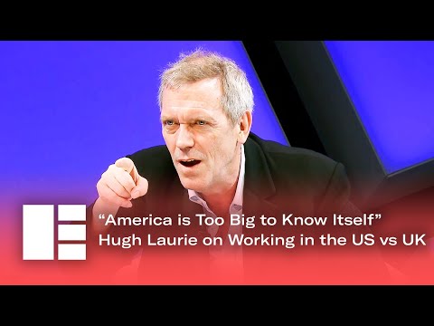 “America is Too Big to Know Itself” | Hugh Laurie on Working in the US vs UK | Edinburgh TV Festival