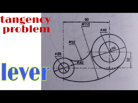 tangency problem, how to construct a lever