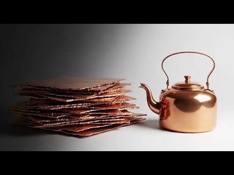 How a Flat Piece of Copper Becomes a Beautiful Kettle