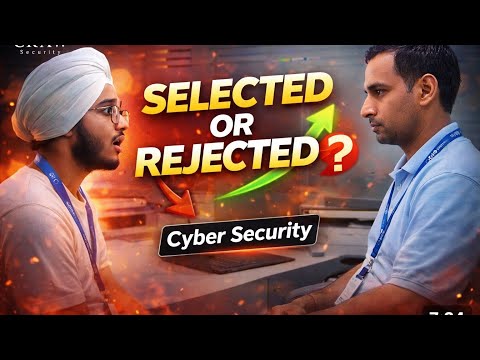 Cyber Security Mock Interview for Freshers | How to Crack Your First Interview | Networking