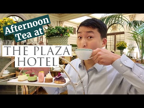 Afternoon Tea at The PLAZA HOTEL in NYC! Palm Court