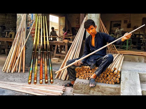 The Birth of a Snooker Cue | From Wood to Perfection | Incredible Snooker Cue Manufacturing Process
