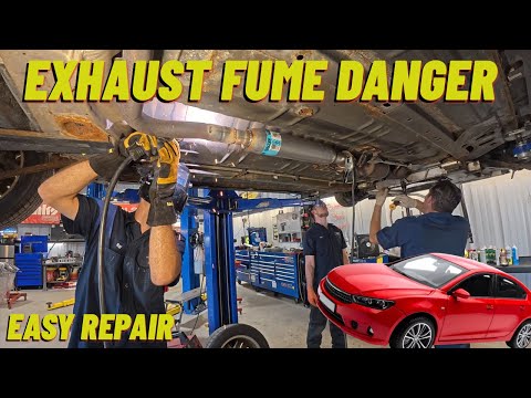 Michigan Rust made it to Florida! Exhaust Leaking into Car! 