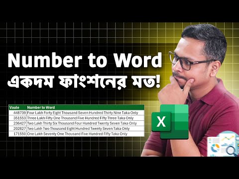 How to Convert Number to Word in MS Excel Like Function 😊