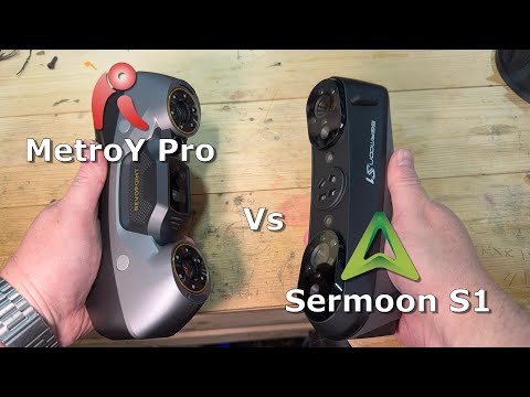 Revopoint MetroY Pro vs Creality Sermoon S1 3D scanners - Review, tests, measurements and opinion