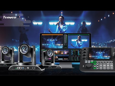 Tenveo KB300PRO - PTZ Camera and Joystick Controller Connection Diagram