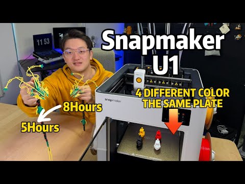 Zero Waste Multi-Color 3D Printing? Testing the Snapmaker U1.