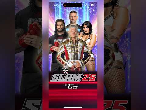 Ripping WWE Slam ’25 digital packs until I pull a RARE | #WWE #packopening #topps