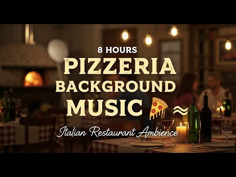 8 Hours Pizzeria Background Music 🍕 | Italian Restaurant Ambience