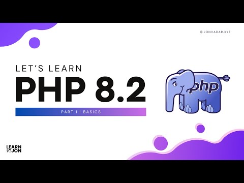 Let's learn PHP 8 in 2023 | Part 1 | Basics (Web Developer Path)