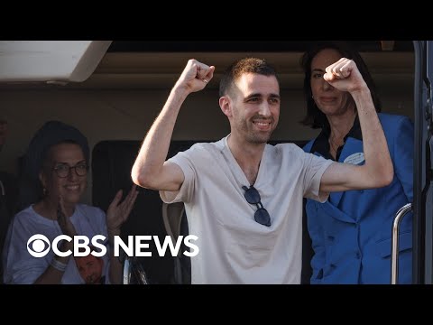 Watch: Israeli hostages reunite with their families after two years in Hamas captivity
