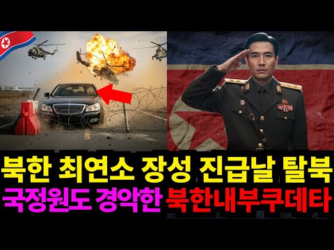 북한 최연소 장성 진급날 탈북! 국정원도 경악한 북한내부쿠데타