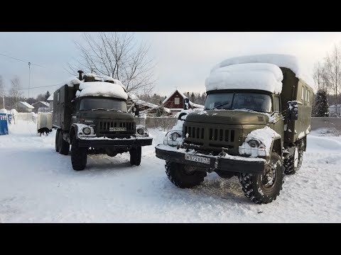 ЗИЛ 131 Дизельный vs бензиновый. 1 часть. Оффроуд. Начало.