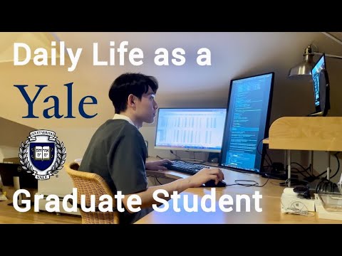 My daily life as a Yale graduate student | 耶魯碩士生的一天 Vlog (中英文字幕)