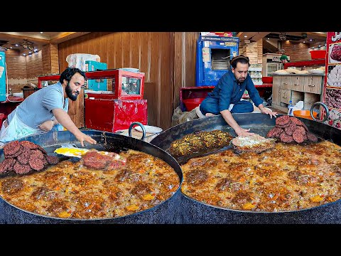 How the world famous Chapli Kabab made | Pizza Kabab | Eggs Kabab | Street food Afghanistan