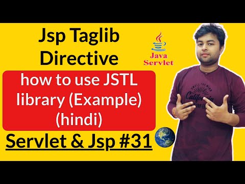 taglib directive in jsp | jsp taglib directive | hindi | Servlet  #31