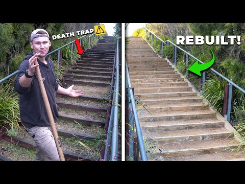 We Had to Rebuild These Stairs Before Someone Broke an Ankle