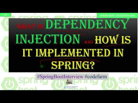 What is Dependency Injection +  Spring Boot | Spring Boot Interview QnA |  #springbootinterview