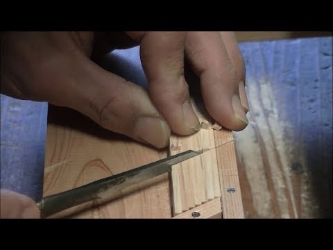 The foundation of kumiko　若い建具職人が組子細工を作ってみた　その１　Japanese craftsmanship　"Kumiko"　no.1