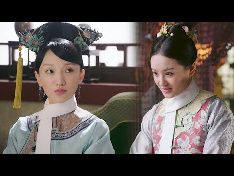 Aruo dressed up to seduce the emperor. Ruyi's quiet remark her ambition, leaving her humiliated.