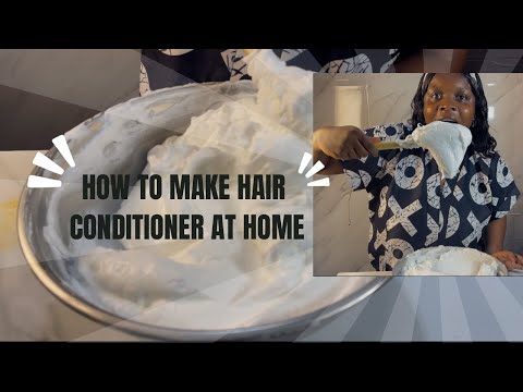 How to make HAIR CONDITIONER | Easy tutorial.