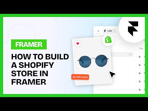 How to Connect Shopify to Framer with Frameship (Tutorial)