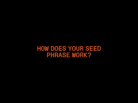 How Does Your Seed Phrase Work?