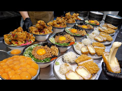 Sold Out Every Day!! Unbelievable Quality Japanese Noodles & Pork Cutlet/ Korean street food