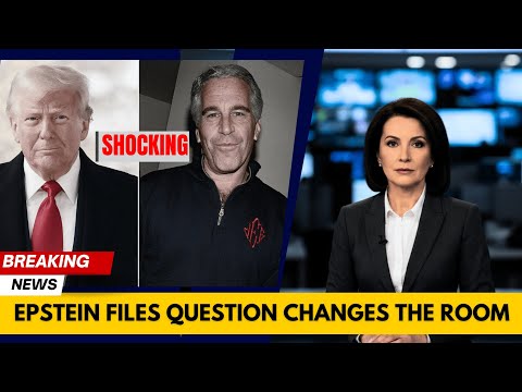 Trump Appears Shaken at Press Conference Over Epstein Files