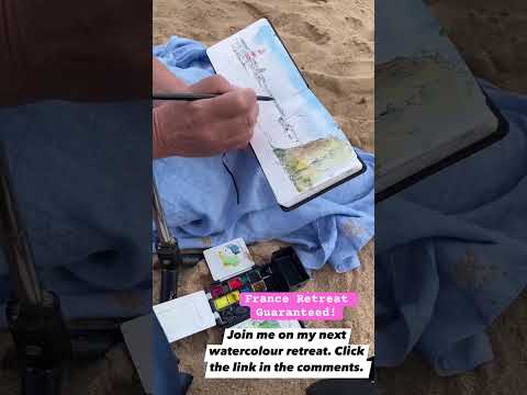 Great news! My France Watercolour retreat is guaranteed! Click the link on the screen for details.