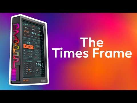 A Semi-Transparent Display? - Divoom Timesframe Exploration!