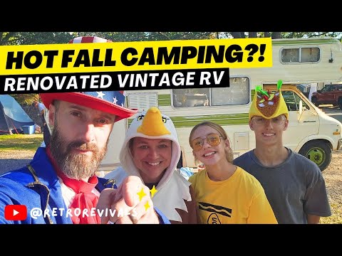 Vintage RV Hits the Road! | Hot October Camping in Michigan’s Thumb