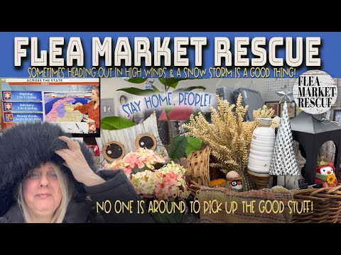 WE'RE HEADING OUT INTO A STORM TO GO THRIFTING FOR THRIFTED HOME DECOR FINDS TO RESELL-CALL ME CRAZY