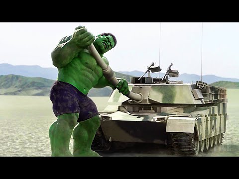Hulk casse des tanks, des hélicos (et toutes sortes de GROS trucs) pendant 10 minutes non-stop 🌀 4K