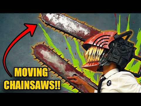 CHAINSAW MAN/ Denji Costume with Moving Chainsaws! | Full Cosplay Process
