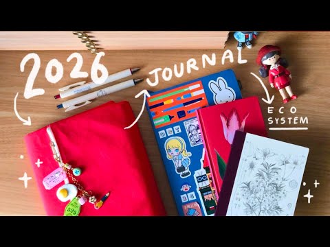 ✨ My 2026 Journal Eco System ✨ Hobonichi, Leuchtturm, and all that jazz!